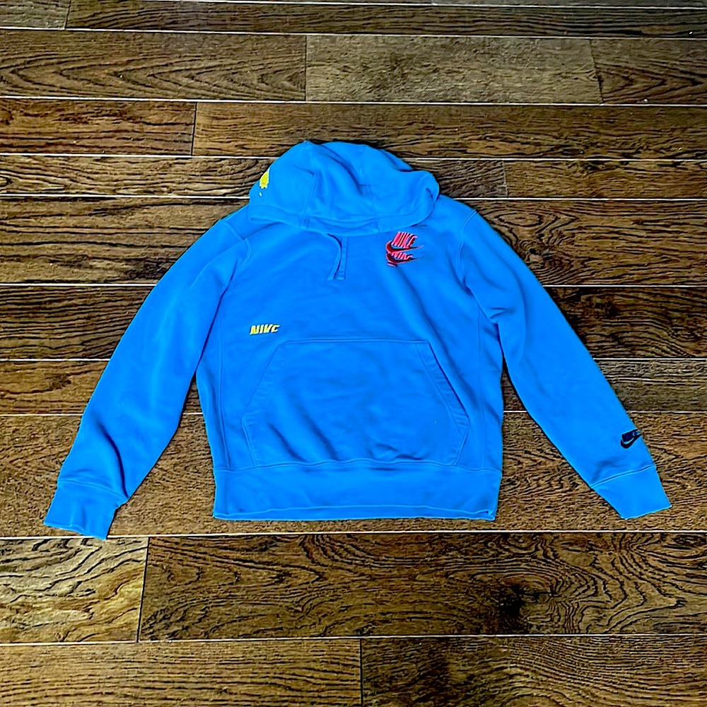 Nike hoodie, dark blue, men’s size small,